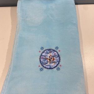 - Baby Blanket soft blue fuzzy disney frozen themed blanket 48”x60”